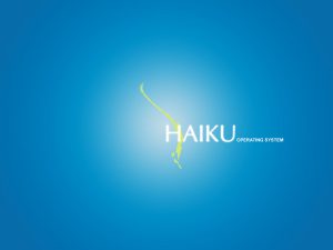 Haiku OS telepítés, frissítés és wifi