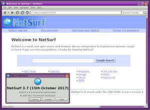 NetSurf 3.7 – a fürge kistesó