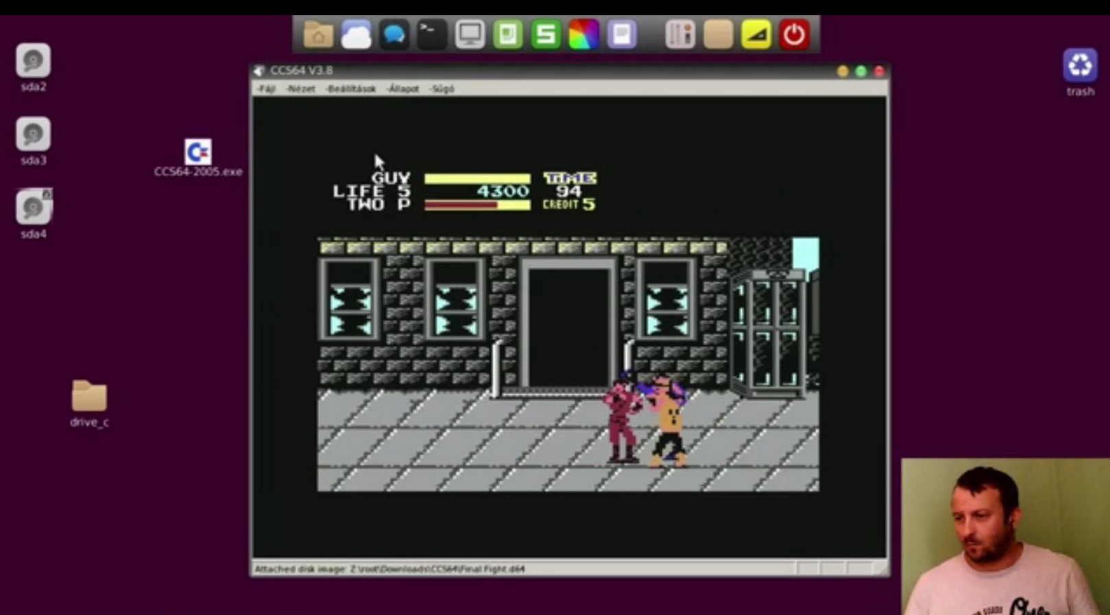 Final Fight – C64 gameplay